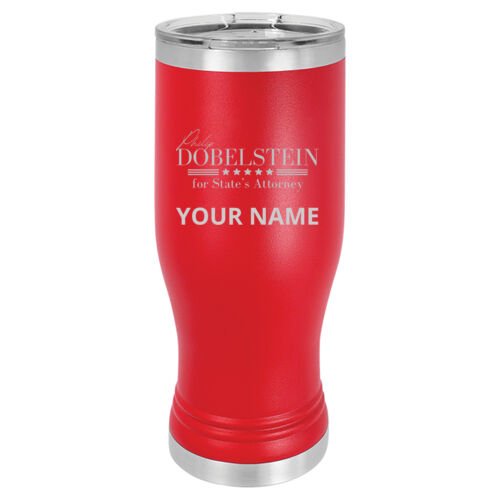 Philip Dobelstein for State's Attorney Design PD1 Engraved on a Polar Camel® - 20 oz. Vacuum Insulated Pilsner with Lid Thumbnail