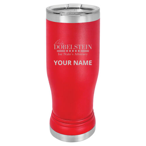 Philip Dobelstein for State's Attorney Design PD1 Engraved on a Polar Camel® - 14 oz. Vacuum Insulated Pilsner with Lid Thumbnail