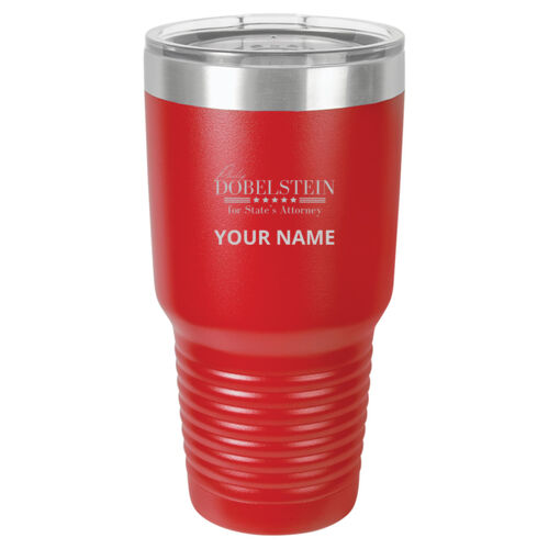 Philip Dobelstein for State's Attorney Design PD1 Engraved on a Polar Camel® - 30 oz Tumbler Vacuum Insulated with Slider Lid Thumbnail