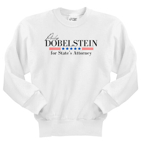 Philip Dobelstein for State's Attorney Design PD1 on a Port & Company ® - Youth Core Fleece Crewneck Sweatshirt Thumbnail
