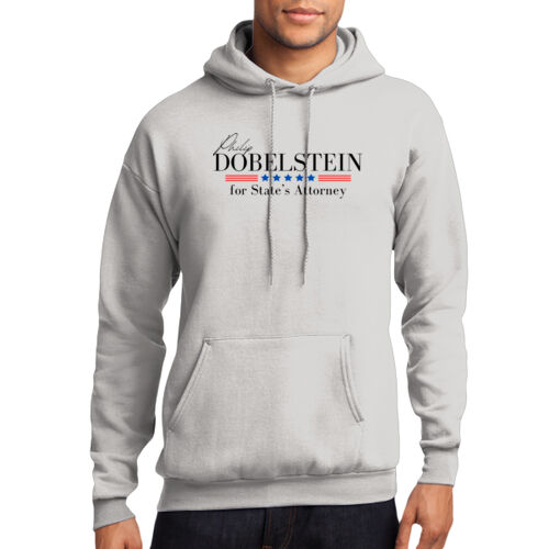 Philip Dobelstein for State's Attorney Design PD1 on a Port & Company ® - Core Fleece Pullover Hooded Sweatshirt Thumbnail