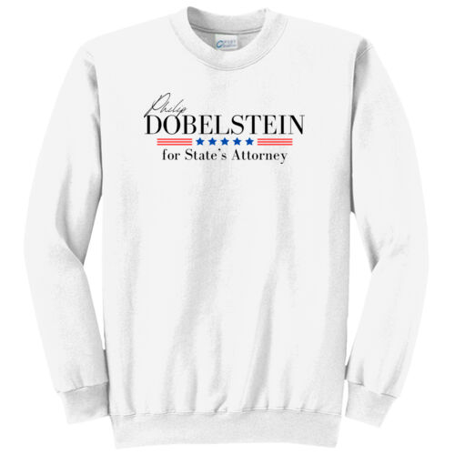 Philip Dobelstein for State's Attorney Design PD1 on a Port & Company ® - Core Fleece Crewneck Sweatshirt Thumbnail